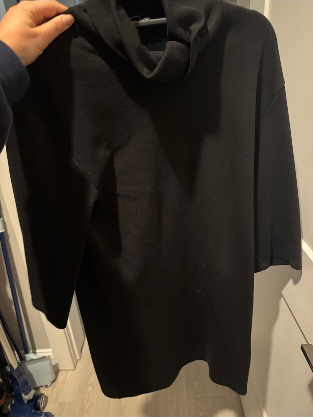 Black turtleneck dress